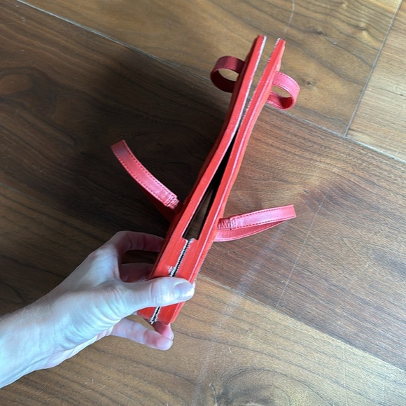 A.EMERY Red Suede Turi Sandals / Poppy Suede EU 39 / US 8 - Picture 5 of 8